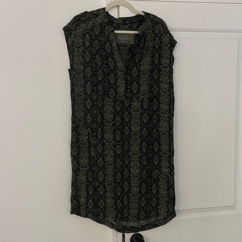 Anthropologie Snake Print Dress